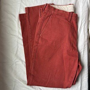 J. Crew Factory | Men's 100% Cotton Nantucket Red Chinos